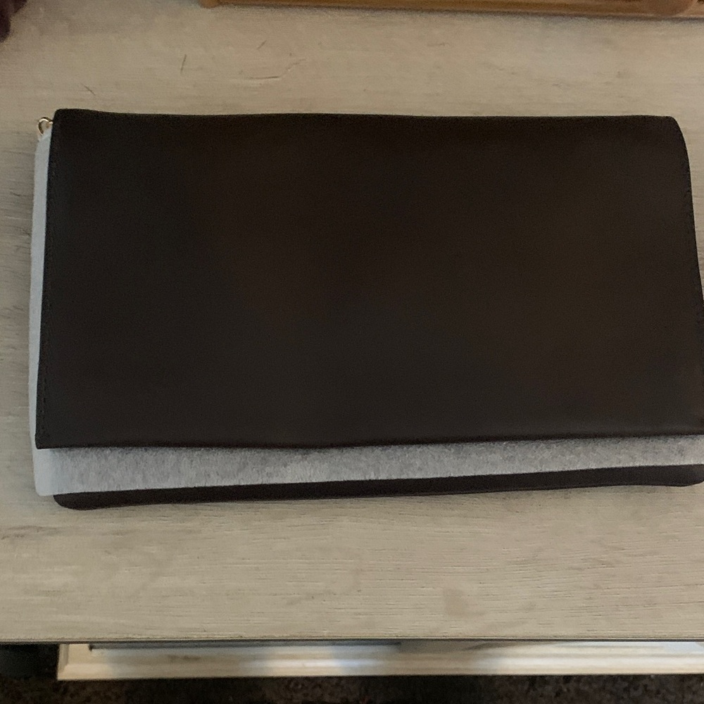 MADEWELL Brown clutch/ shoulder bag